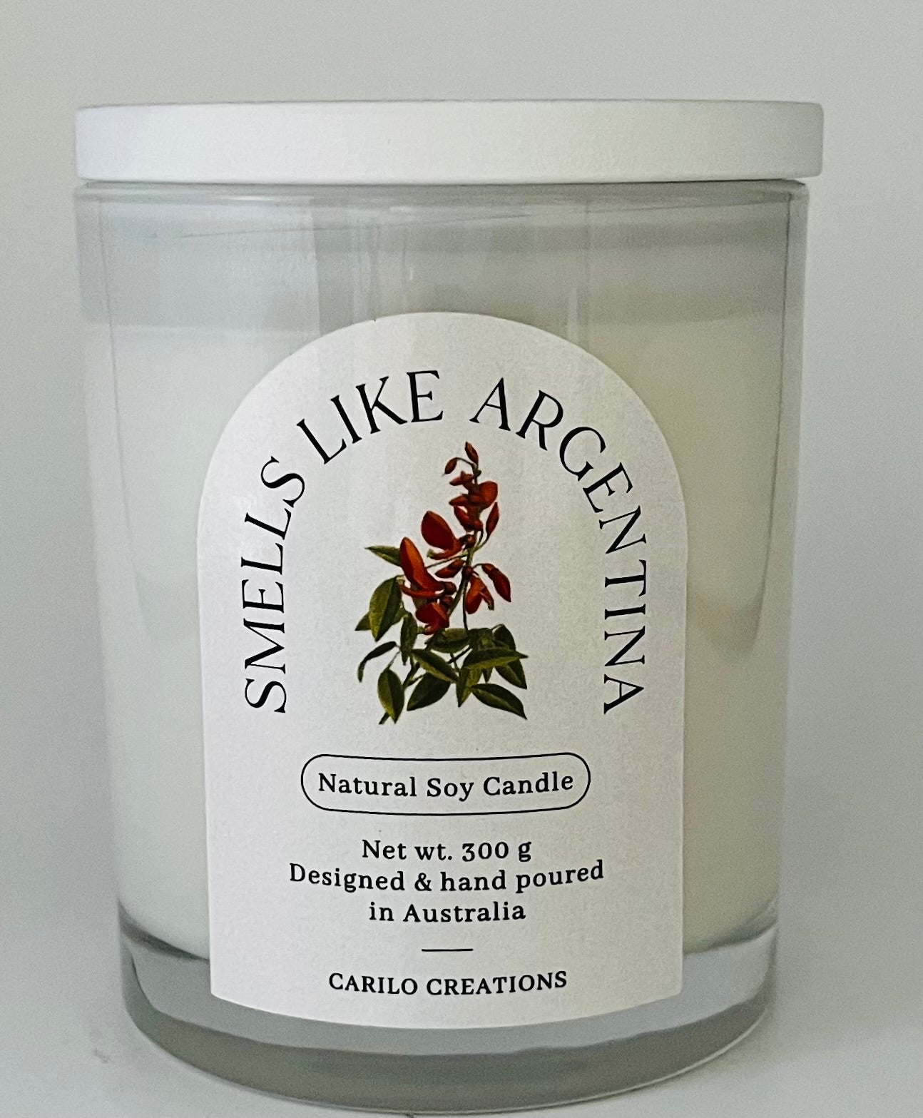 "SMELL LIKE ARGENTINA" SCENTED CANDLE- 300G